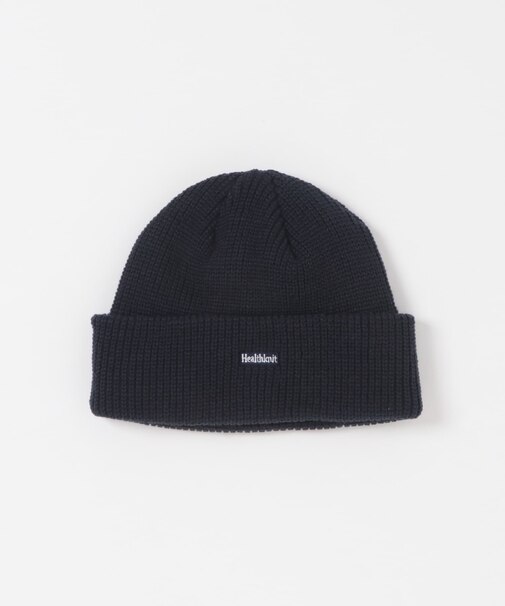 Healthknit ワンポイントロゴ刺繍ニットCAP