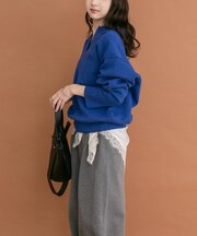 襟付きスキッパーニット