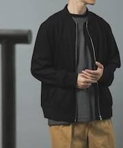F.S.MA-1 Zip Up ライトブルゾン