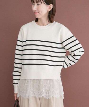 MILANO BASIC クルーネックニット