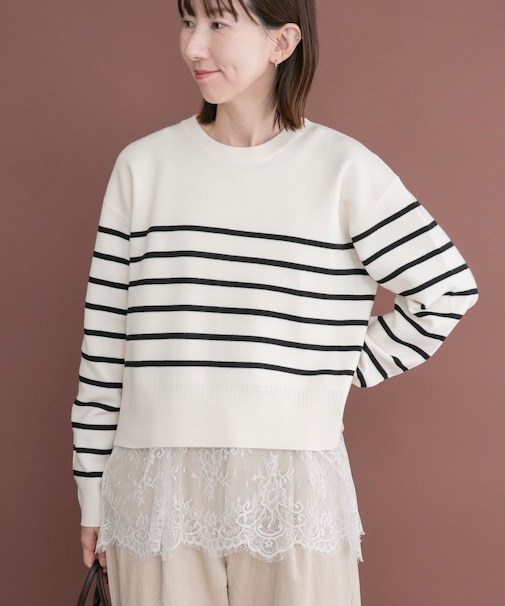 MILANO BASIC クルーネックニット