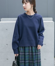 MILANO BASIC クルーネックニット