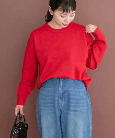 MILANO BASIC クルーネックニット