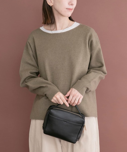 MILANO BASIC ボートネックニット
