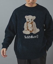 TEDDY BEAR モール クルーネックニット