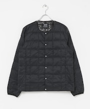 TAION　Crew Neck Button Down Jacket
