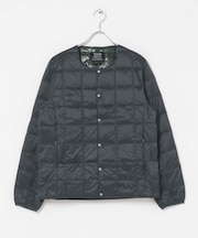 TAION　Crew Neck Button Down Jacket