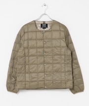 TAION　Crew Neck Button Down Jacket