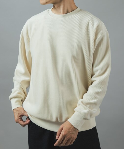 発熱機能カットコール クルーネックTOPS