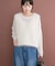 フェザーVネックニットベスト