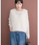 フェザーVネックニットベスト
