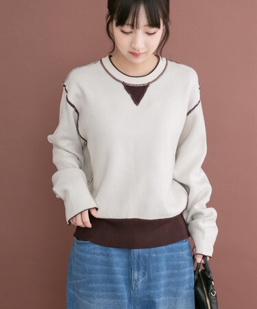 2WAYリバーシブルニット