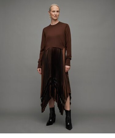 NADIA FOIL DRESS