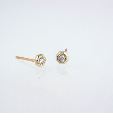 K10ダイヤモンドピアス