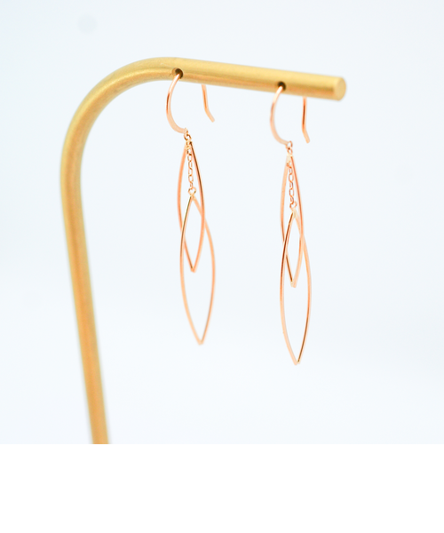 ☆k18WG☆ピアス☆ K18WG 4.5/7.0㎜ デザインピアス | Tensei Pearl Online Store