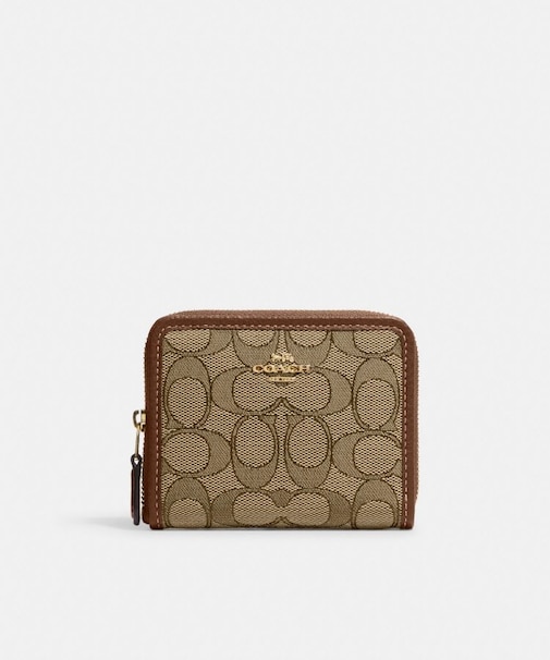 【公式】スモール ジップ アラウンド ウォレット・シグネチャー ジャカード