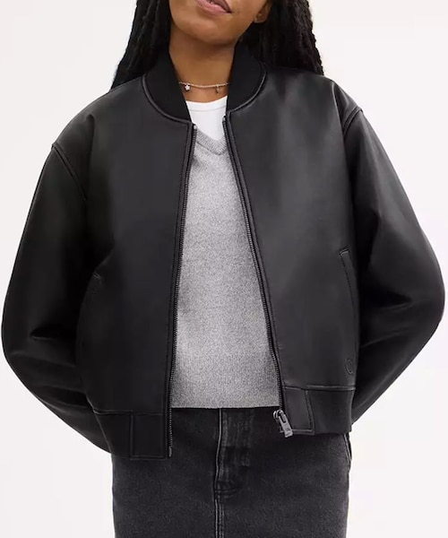 ⭐︎週末割引中⭐︎【美品】COACH ブラックレザー ジャケット　Sサイズ コーチ アウトレット/ジャケットのアウトレット通販｜三井アウトレット