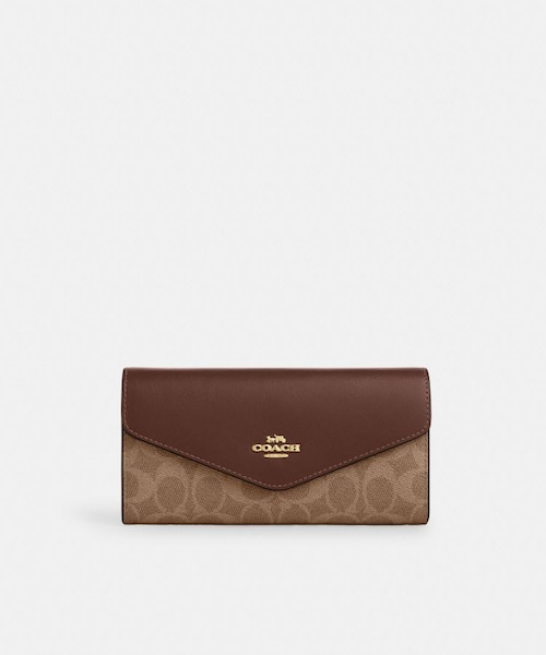 公式】エンベロープ ウォレット・フローラル プリント｜コーチ