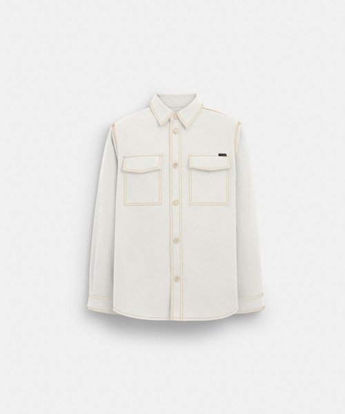 公式】ツイル オーバーシャツ｜コーチ アウトレットのアウトレット通販