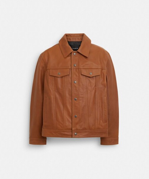 【公式】レザー トラッカー ジャケット