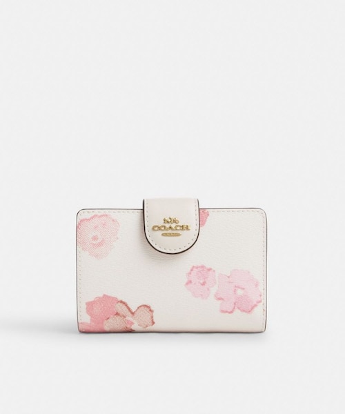 公式】エライザ スモール ウォレット・フローラル プリント｜コーチ