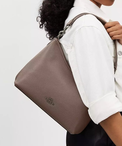 COACH CR148 レザー 2WAY ローレル ショルダーバッグ シボ革 公式】ローレル ショルダー バッグ｜コーチ アウトレットの
