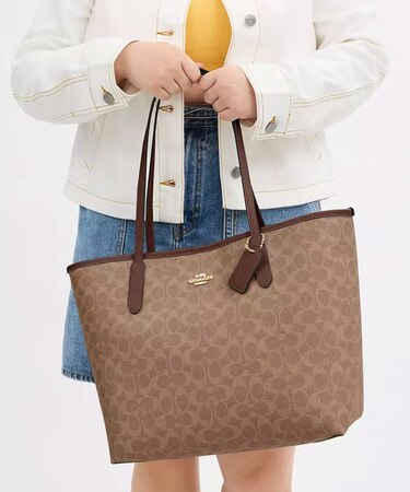 【公式】シティ トート バッグ・シグネチャー キャンバス