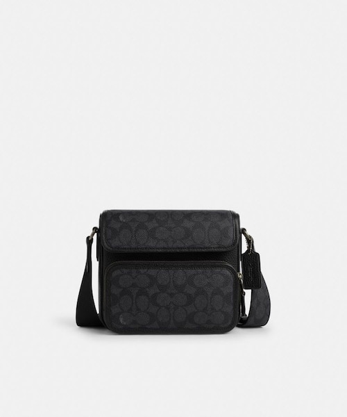 公式】サリバン クロスボディ バッグ・シグネチャー キャンバス