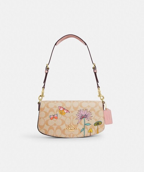 【公式】【COACH X OBSERVED BY US】アンドレア ショルダー バッグ・シグネチャー キャンバス