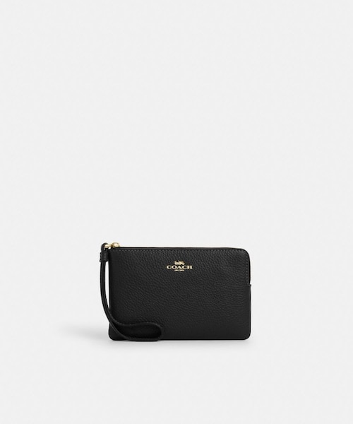 公式】ドローストリング リストレット・シグネチャー デニム｜コーチ