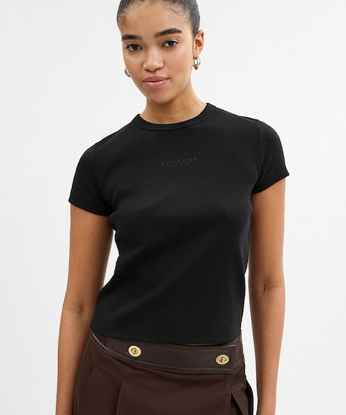 COACHリブドTシャツ 公式】ニューヨーク リブド Tシャツ｜コーチ アウトレットの