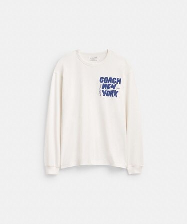 【公式】ニューヨーク グラフィック ロング スリーブ Tシャツ