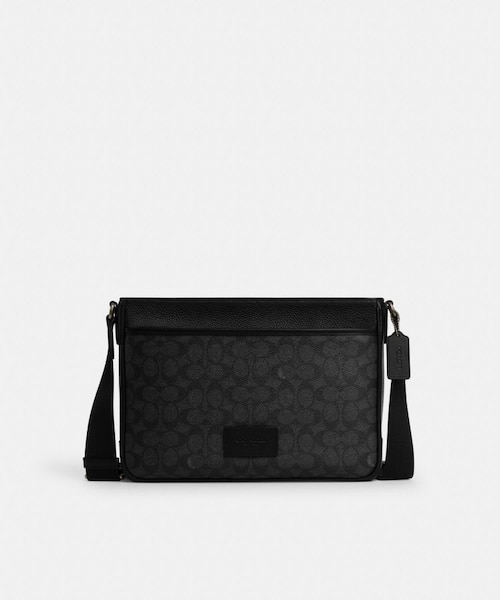 公式】グラハム クロスボディ バッグ・シグネチャー キャンバス