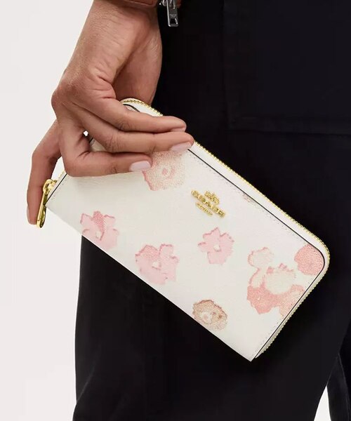 公式】エンベロープ ウォレット・フローラル プリント｜コーチ