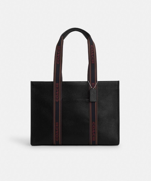 公式】スミス ラージ トート バッグ・シグネチャー デニム｜コーチ