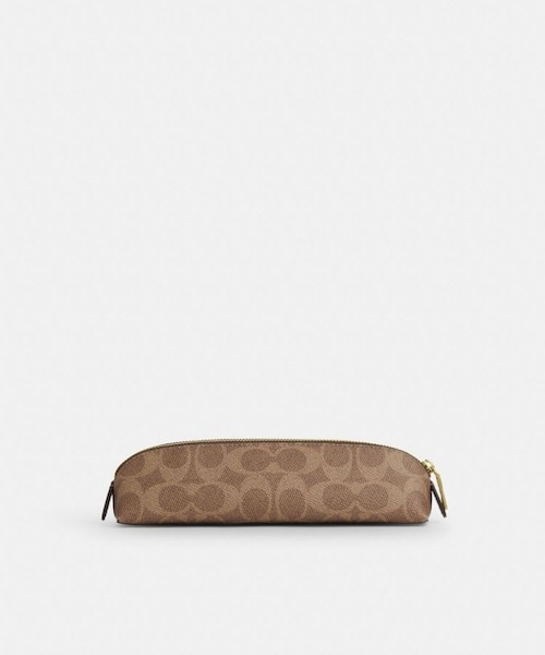 COACH ペンシルケース・シグネチャー キャンパス 公式】ペンシル ケース・シグネチャー キャンバス｜コーチ
