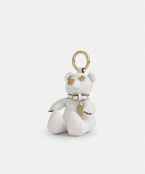 公式】コレクティブル ベア バッグ チャーム・シグネチャー キャンバス