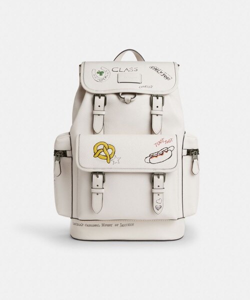 COACHバタフライプリント リュック 公式】コーチアウトレット | コート バックパック・シグネチャー