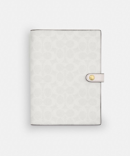 公式】ノートブック・シグネチャー キャンバス｜コーチ