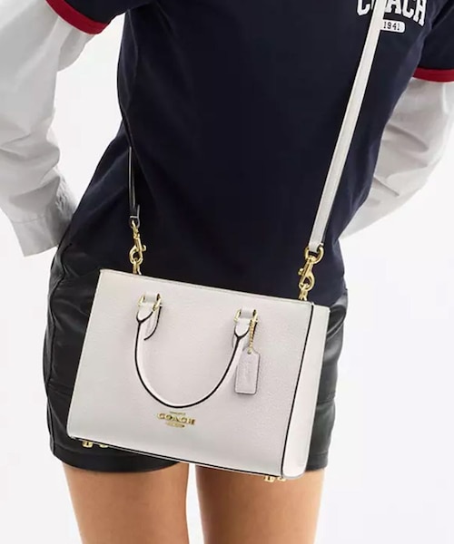 【新品未使用】COACH/コーチ マギー スモール トート CY668 COACH Outlet Maggie Small Tote Bag CY668 Refined Pebble