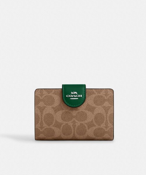 公式】ミディアム コーナー ジップ ウォレット・シグネチャー