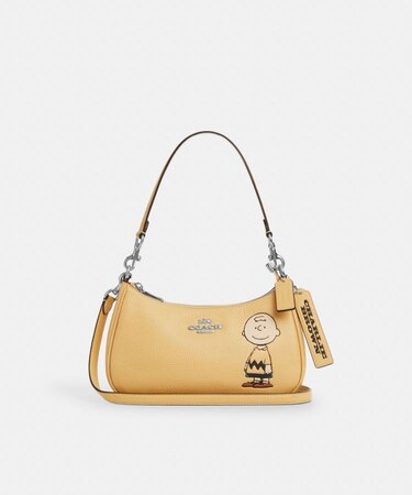 COACH X PEANUTS】テリ ショルダー バッグ・チャーリー・ブラウン 