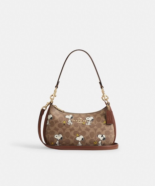 COACH X PEANUTS】テリ ショルダー バッグ・シグネチャー