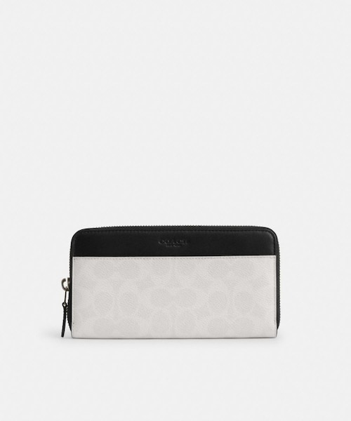 COACH アコーディオン ウォレット シグネチャーキャンバス 公式】アコーディオン ウォレット・シグネチャー キャンバス
