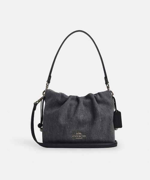 お値下げ中！COACH 黒 ドローストリングバッグ 公式】フェイ ミニ ドローストリング バッグ・ルーシング｜コーチ