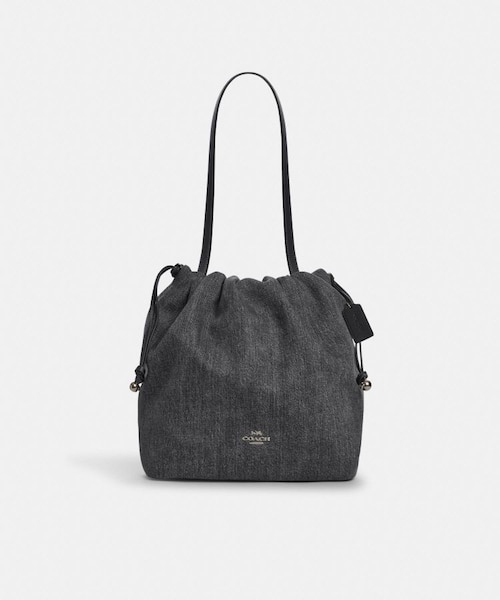 (美品) COACH ブラック フェイ ドローストリング トート バッグ COACH OUTLET｜【公式】フェイ ドローストリング トート バッグ