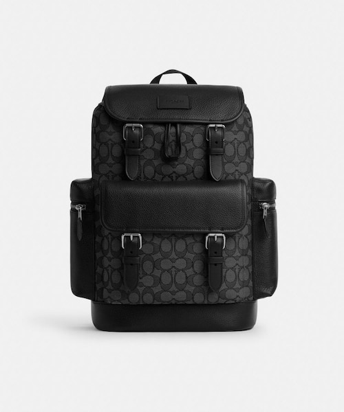 梶野　COACHコーチ スプリント バックパック・シグネチャー ジャカード 公式】スプリント バックパック・シグネチャー ジャカード