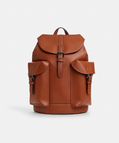 新品未使用品 coach ワーナーバックパック Coach】シンプルで大容量 ワーナー バックパック (Coach/バック
