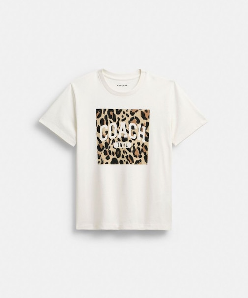 【公式】レオパード シグネチャー スクエア クラシック Tシャツ