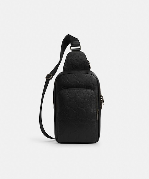 【新品・未使用】COACH イーサン パック 公式】コーチアウトレット | イーサン パック・シグネチャー キャンバス